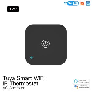 MOES Tuya WiFi IR Thermostat AC Controller Remote Control Temperature and Humidity Sensor Smart Life Voice Control Alexa Google