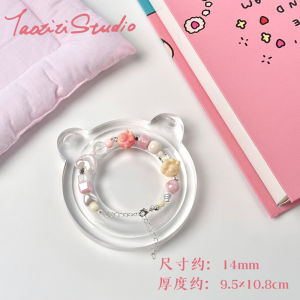 High Transparent Acrylic Tool Design DIY Handmade Beading Bracelet Necklace Jewelry Accessories Material Display Plate