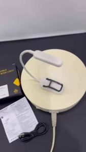 25/20LED Clip on Book Light 5 Brightness Bedside Lamp 360 Flexible Gooseneck Portable Night Light No Flicker Eye Care Light