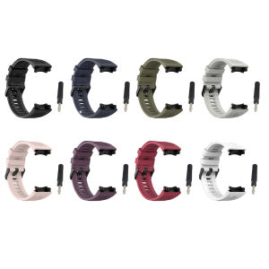 Flexible Silicone Sport Watch Band for Amazfit T-Rex 2 Waterproof Fitness Tracker Strap with Adjustment Tools