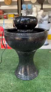 รหัส[A1035] ชุดอ่างน้ำพุน้ำผุดน้ำล้นหัวทรงแบน ร้านเรารับประกันสินค้าแตก แตกรับใหม่ทันที