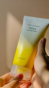 SỮA RỬA MẶT TẠO BỌT GIÚP LÀM SÁNG DA _ GOODAL GREEN TANGERIN VITA-C CLEANSING FOAM 150ML