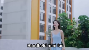 O.SHINE GS5 Portable Handheld Turbo Fan High Speed 100 Wind Levels 6000mAh Rechargeable Cooling Fan with Digital Display
