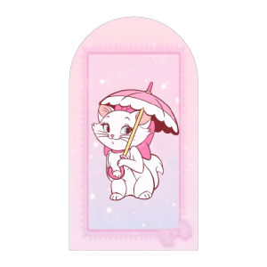 VIKAMA Pink Cat Arch Backdrop Cover Pink Dreamy Style Childrens Birthday Party Photography Backdrop Arch Decoration