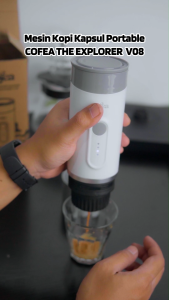 Mesin Kopi Kapsul Portable COFEA THE EXPLORER V08 Portable Capsule Coffee Machine Espresso Maker