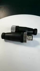 EELHOE | 1PC Đen M12 Cổng Kết Nối Cảm Biến 3/4/5 Pin Nam/Nữ Thẳng/Góc Cắm Cho Kết Nối USB Giới Tính Nam