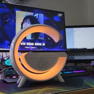 Loa Bluetooth chữ G led RGB Sạc nhanh không dây đèn nháy theo nhạc thiết kế sang trọng âm thanh sống động