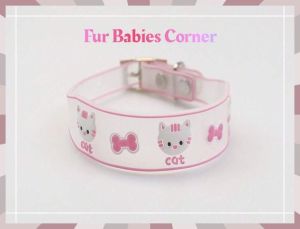 Adjustable And Cute Reflective Pet Collar For Cats & Small Dogs Cat Collar / Small Dog Collar (Random Color)(19-32cm)