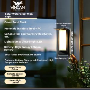 GUAIJUE | Solar Waterproof Bright Outdoor Wall Light