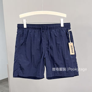 Metallic Nylon Lightweight Quick Dry Summer Mens Sports Casual Beach Shorts Fashion Urban Style Straight Leg Short Pants