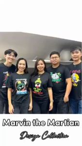 Famous Cartoons Vintage Marvin the martian Im 100% sure i dont care I chews you I humans Barkada T-shirt