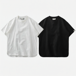 DUKEEN | Solid Color Loose American Style T-Shirt 300g