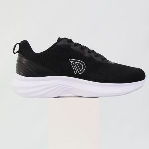 DONEWELL SEPATU SNEAKERS SEKOLAH PRIA DEWASA JADEN BLACK WHITE HITAM PUTIH