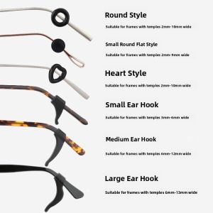 Anti-Loss Silicone Cover Ear Hook Sports Glasses Slip-Resistant Childrens Fixed Eye Prevents Sliding after Hook Support