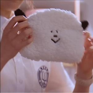 Túi Đựng Tiền Hình Gấu Dễ Thương Túi Xách Mini Túi Xách Thường Ngày Cho Học Sinh Túi Xách Bằng Vải Nhung Màu Tương Phản Túi Xách Nhỏ