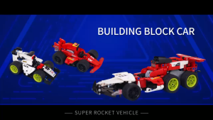 Mainan Anak Cowok Bongkar Pasang Balok Come Alive Block Car 2 In 1 Pullback 60031