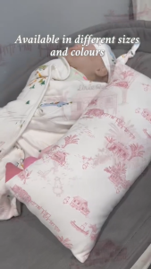 Gối ngủ cao cấp vải sợi tre Little Rei ruột gối 100% polyester mềm mại thoáng khí giúp ngủ ngon
