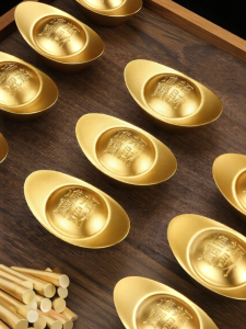 BINYUE | Solid Sand Gold Auspicious Wealthy Symbol Decorative Piece