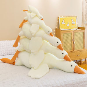 QIAOSHANG | Cute White Goose Pillow Soft Toy for Girls