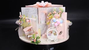 Mô hình DIY sáng tạo nhà búp bê tình yêu thủ công tự làm lấy bằng gỗ phong cách thư tín Bức Thư Tình Gửi Người Ấy
