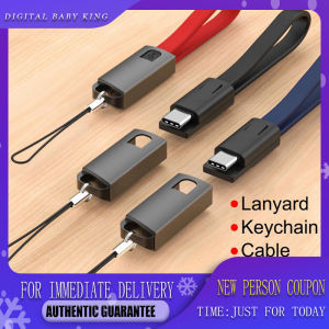 Gshop Kabel Data Android Gantungan Kunci Gantungan Kunci Portable kabel untuk semua Android Fast Charging Gantungan Kunci Pengisi Daya Kabel Pengisi Daya Portable 20Cm USB Mikro Tipe-c untuk iPhone Android