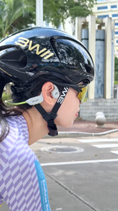 Polvcdg-X9 "Run" 【No Memory Card】Sports Bone Conduction Headphones IPX8 Waterproof Bluetooth 6.0 Running And Cycling Headphones With Microphone