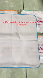 Miếng lót chống thấm loại lớn Mỹ Hưng 60x60cm 2 mặt khác nhau tấm lót chống thấm cho bé hoặc người già