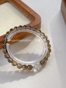 Natural White Crystal Tea Bracelet: A Versatile & Minimalist Gift for Qixi Festival