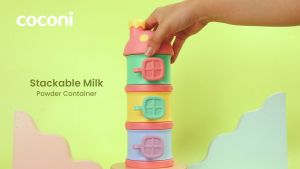 COCONI Stackable Milk Powder Container | Tempat Susu / Snack Anak Kedap Udara