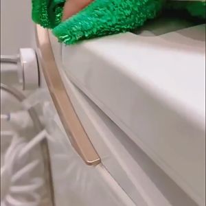 Dizo ไม้แปรงใยฟองน้ำเล็ก แปรงทำความสะอาด ขัดซอกมุมเล็กๆ แบบใช้แล้วทิ้ง มัลติฟังก์ชั่น ใช้กับสุขภัณฑ์ ในครัว สำนักงาน ฯลฯ