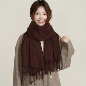 JIFANPAUL | Brown Womens Winter Scarf Shawl