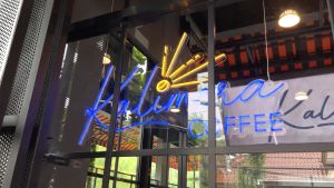 FIORENZA 6 pasang cangkir set + sendok + tutup series duluxe Black marble 220ml / tea set coffee cup and saucer ceramic with spoon