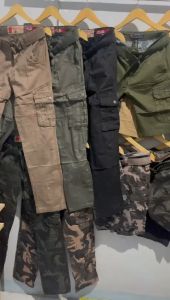 Celana Cargo Loreng Panjang Casual Standart Pria Gratis ikat Pinggang l Clana Kargo Kasual Laki Laki Dewasa