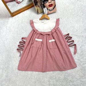 DRESS ANAK PEREMPUAN KOREAN STYLE DRESS ANAK LUCY KEKINIAN LINEN PREMIUM