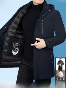 Woodpecker Men Outwear Padded down Jacket Winter New Arrival Casual Cotton-Padded Clothes Middle-Aged Cotton-Padded Jacket Dad Wear Tops