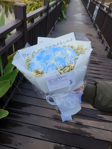 Eternal Flower Soap Bouquet Gift for Best Friend Girlfriend Birthday Simplicity Rose Full Sky Star Artificial Floral Arrangement