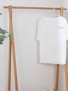 Double-Sided Fabric Underwear Hanging Storage Bag Casual Style with Telescopic Handle In-Line Skate Wheel Design No Edge Paint Random Printing for Bedroom Dormitory Closet Organization