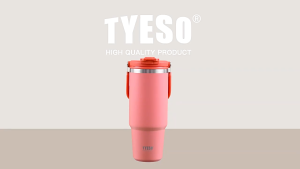 TYESO Thermal Tumbler Flask Vacuum Insulated Tumbler Water Bottle