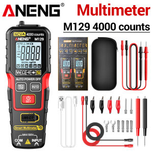 ANENG | ANENG Digital Multimeter Auto Range M129 NCV Voltage Sensing Rechargeable Professional Multimeters Electrician Repair Detector