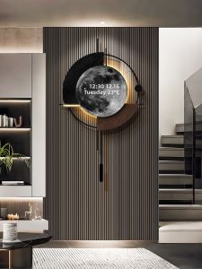 CTYLIGHTZ | Creative Moon-shaped Modern Luxurious Clock