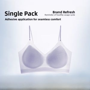 PIER N°5 | Spring Summer Lingerie Womens Gathered Seamless Thin Strap Bralette High School Girl Slim Shoulder Band Beautiful Back Tank Top