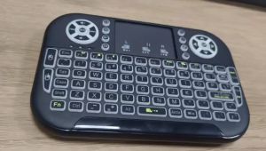 Mini 2.4G Backlight Keyboard Bluetooth Air Mouse Wireless Touchable Remote Control for Smart TV Box Desktop Touchpad PC