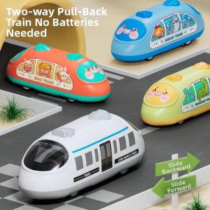 Cartoon Dual Flyback Train Toy Vehicle Gripping Training 0-3 Years