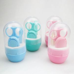 1Set Baby Nail Clippers Kit Newborn Grooming Essential Lightweight Portable Storage Case Safe Baby Nail Care Kit Gift