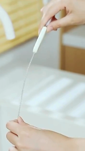 แปรงล้างหลอด แปรงเอนกประสงค์ 2 ด้าน  แข็งแรง ฟางแปรงทําความสะอาดขวดนมเด็ก