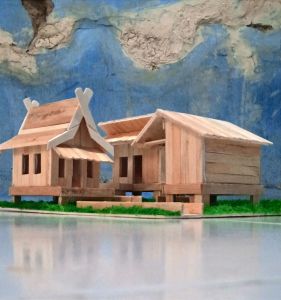 miniatur rumah adat provinsi Jawa barat