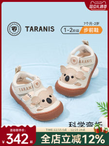 Taranis Summer Anti-Slip Breathable Baby Shoes Toddler Learning to Walk Shoes Boys Slip-On Sandals Girls Clog Footwear