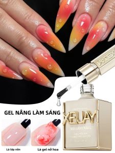 Gel Làm Móng XEIJAYI 1 Chai 15ml Bóng Mượt Cao Cấp Phủ Bóng Trên Cùng Làm Cứng Móng Có Thể Làm Khô Bằng Đèn LED/UV Bền Lâu Lớp Phủ Trong Suốt Như Cao Su Giúp Làm Chắc Móng