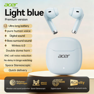 Acer | Acer Ohr617 Wireless Bluetooth Earphones with In-Ear Design Built-In High-Definition Microphone Noise Reduction for Calls Stereo Sound Quality Mini Size Comfortable to Wear with Type-C Charging Case