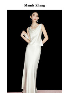 Comfortable High Quality Acetate Backless Tank Top